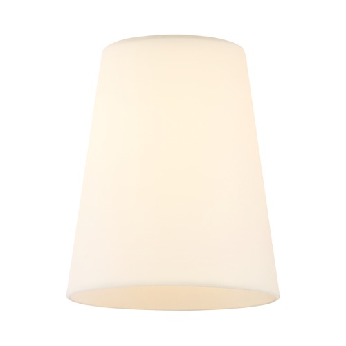 White Glass Shade 1-5/8-Inch Fitter