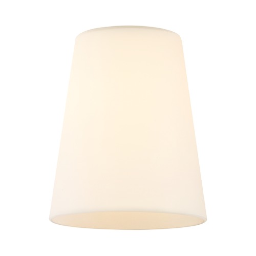 Design Classics Lighting White Glass Shade 1-5/8-Inch Fitter GL1055