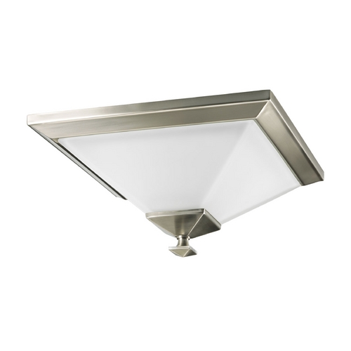 Progress Lighting North Park 12.50-Inch Flush Mount in Brushed Nickel by Progress Lighting P3854-09