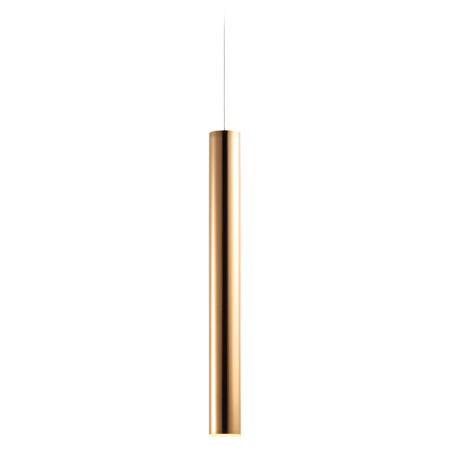 Flute 23.75-Inch LED Pendant in Rose Gold by ET2 Lighting
