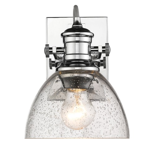 Hines Wall Sconce in Chrome by Golden Lighting