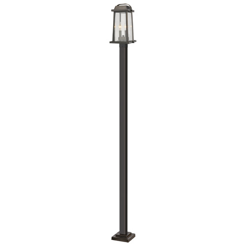 Millworks Oil Rubbed Bronze Post Light by Z-Lite