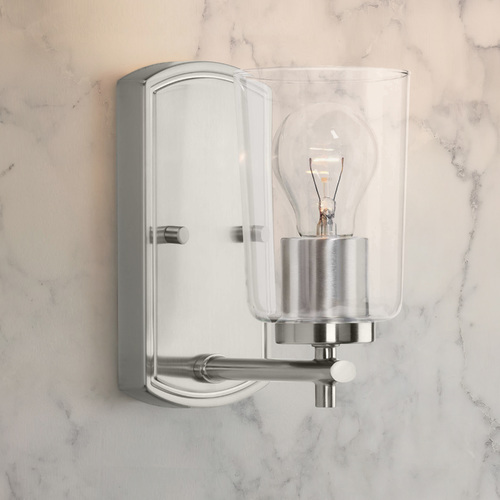 Adley Brushed Nickel Sconce by Progress Lighting