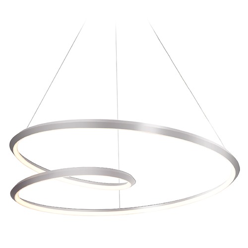 Ampersand Brushed Nickel LED Pendant by Kuzco Lighting