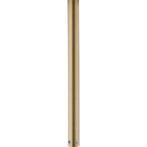 Progress Lighting Fan Downrod Vintage Brass Fan Downrod