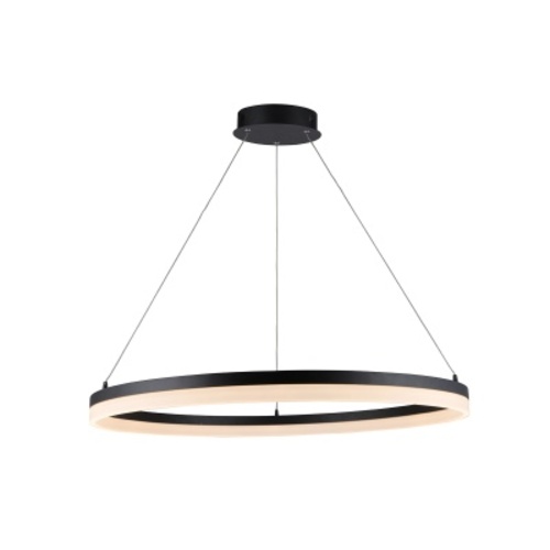 Circa LED 31-Inch Chandelier in Black by Avenue Lighting