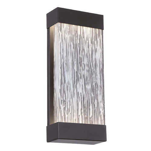 Eurofase Lighting Tiffany 17-Inch Outdoor LED Sconce in Black by Eurofase Lighting 35892-014