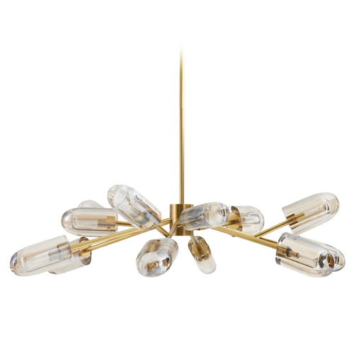 Javier 44-Inch Chandelier in Antique Brass by Arteriors Home