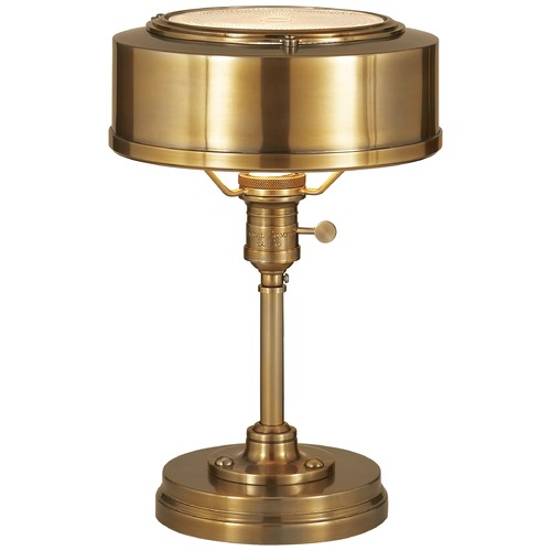 Thomas OBrien Henley Task Lamp in Antique Brass by Visual Comfort Signature