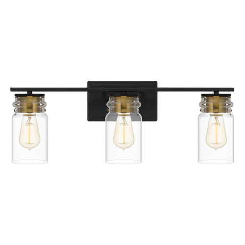 Quoizel Lighting Keesey Bathroom Light in Matte Black by Quoizel Lighting KEE8624MBK