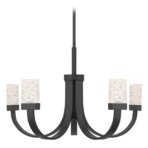 Savoy House Kahn 6-Light LED Chandelier in Matte Black by Savoy House 1-6620-6-89