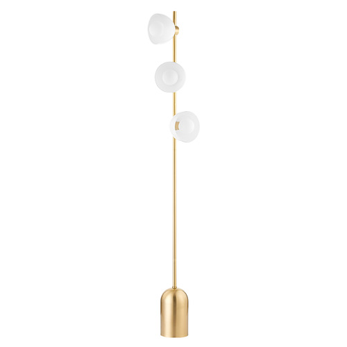 Mitzi Kinsley Aged Brass 3-Light Chandelier