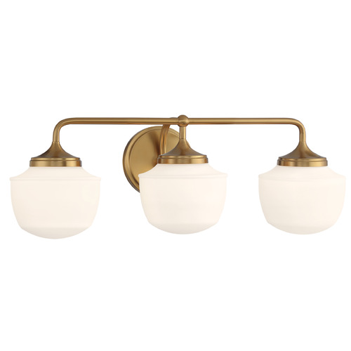 Ainsley Court Bathroom Light in Bronze & Brass by Minka Lavery