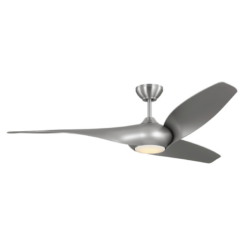 Topan 60-Inch LED Smart Fan in Brushed Steel & Silver by VC Fan