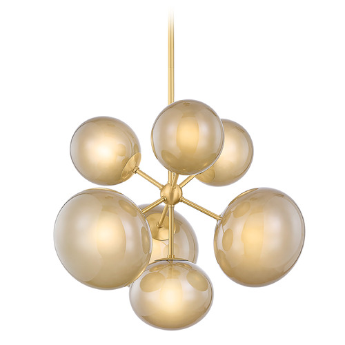 Mitzi by Hudson Valley Mitzi By Hudson Valley Mitzi Zaley Aged Brass Chandelier H1073807-AGB