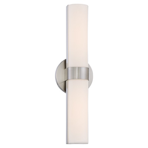 Bond Brushed Nickel LED Bathroom Light by Nuvo Lighting