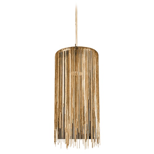 Fountain Ave. Gold LED Pendant by Avenue Lighting