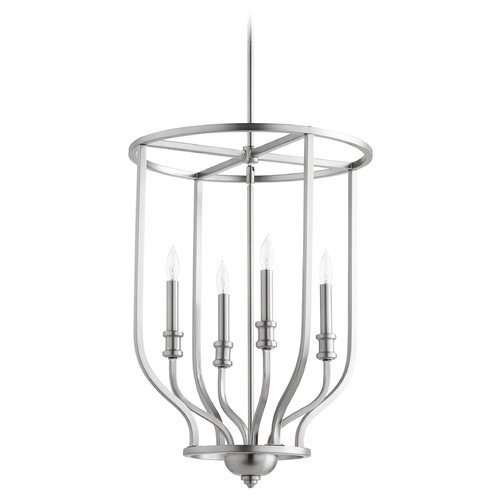 Quorum Lighting Richmond Satin Nickel Pendant by Quorum Lighting 6711-4-65