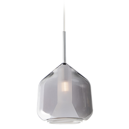 ET2 Lighting Deuce LED Mini Pendant in Polished Chrome by ET2 Lighting E10044-138PC