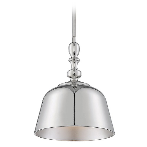 Savoy House Savoy House Lighting Berg Polished Nickel Pendant Light with Bowl / Dome Shade 7-3751-1-109