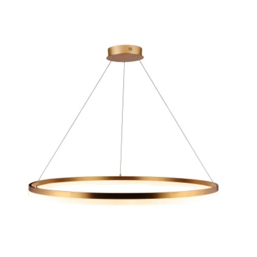 Circa LED 40-Inch Chandelier in Brushed Gold by Avenue Lighting