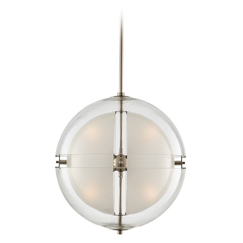 Kalco Lighting Sussex 14-Inch Pendant in Polished Nickel by Kalco Lighting 509751PN