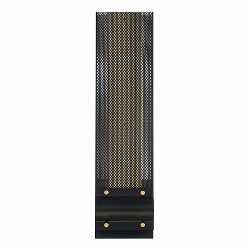 Admiral 20-Inch Exterior Sconce in Black & Gold by Eurofase Lighting