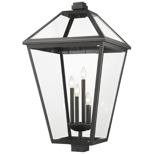 Z-Lite Talbot Black Post Light by Z-Lite 579PHXLXS-BK