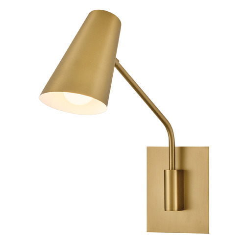Hinkley Bray Lacquered Brass LED Swing Arm Lamp