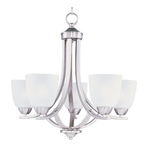 Maxim Lighting Axis Satin Nickel Chandelier by Maxim Lighting 11225FTSN