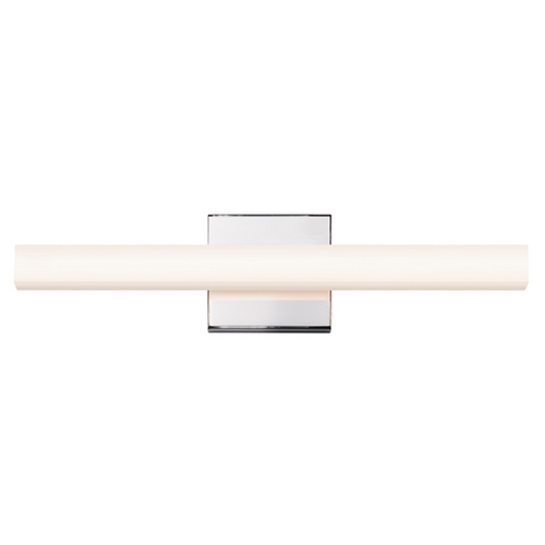 Sq-Bar Polished Chrome LED Bathroom Light by Sonneman Lighting