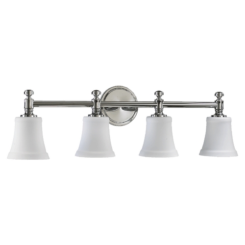 Chrome Bathroom Light by Quorum Lighting