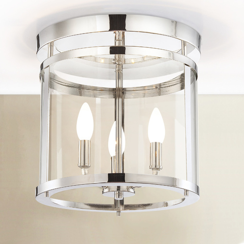 Polished Nickel Semi-Flush Mount by Savoy House