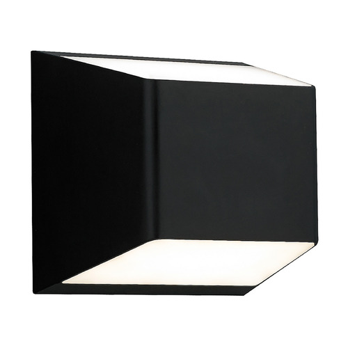 Visual Comfort Modern Collection Ebb Black LED Outdoor Wall Light