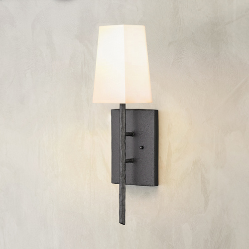 Tress Wall Sconce in Forged Iron by Hinkley Lighting