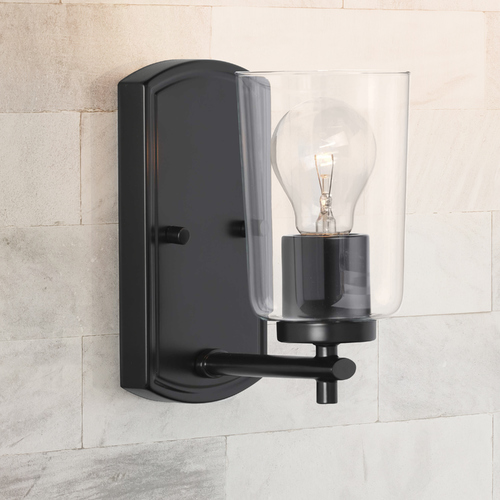 Adley Black Sconce by Progress Lighting