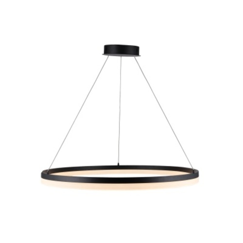 Circa LED 40-Inch Chandelier in Black by Avenue Lighting