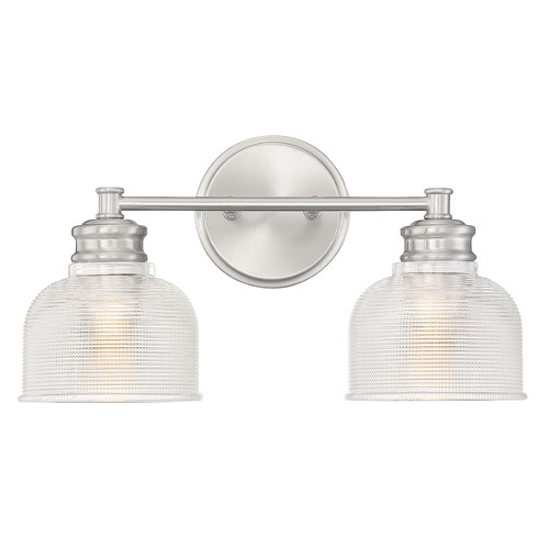 16-Inch Bathroom Light in Brushed Nickel by Meridian