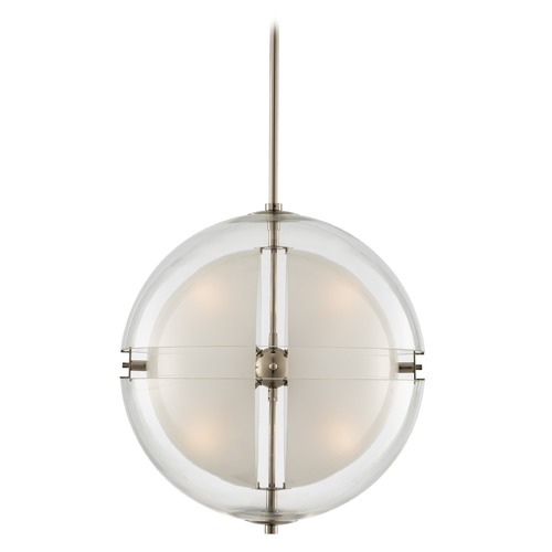 Sussex 18-Inch Pendant in Polished Nickel by Kalco Lighting