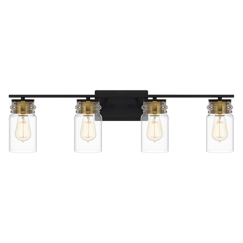 Quoizel Lighting Keesey Bathroom Light in Matte Black by Quoizel Lighting KEE8632MBK