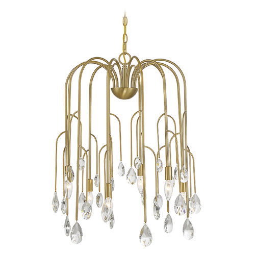Savoy House Anholt 6-Light Chandelier in Noble Brass by Savoy House 1-6686-6-127