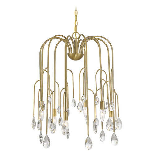 Anholt 6-Light Chandelier in Noble Brass by Savoy House