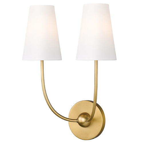 Z-Lite Z-Lite Shannon Rubbed Brass Sconce 3040-2S-RB