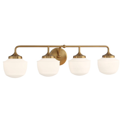 Ainsley Court Bathroom Light in Bronze & Brass by Minka Lavery