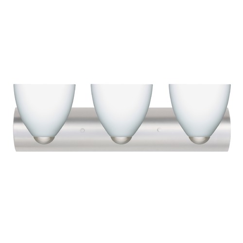 Besa Lighting Besa Lighting Sasha Satin Nickel LED Bathroom Light 3WZ-757207-LED-SN