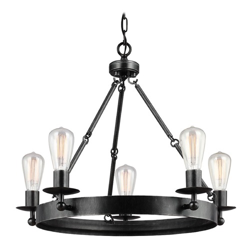 Generation Lighting Ravenwood Manor 25-Inch Chandelier in Stardust by Generation Lighting 3110205-846