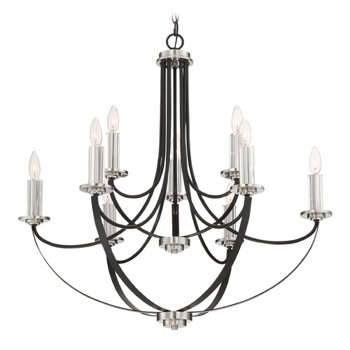 Alana Mystic Black Chandelier by Quoizel Lighting