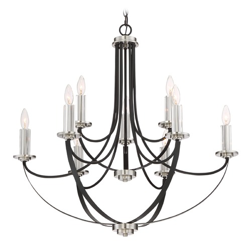 Quoizel Lighting Alana Mystic Black Chandelier by Quoizel Lighting ANA5009K