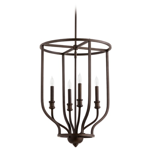 Quorum Lighting Richmond Oiled Bronze Pendant by Quorum Lighting 6711-4-86