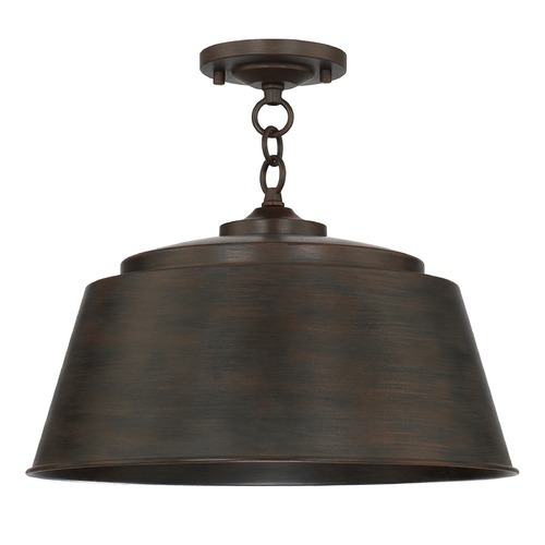 Tybee 16-Inch Dual Mount Pendant in Nordic Grey by Capital Lighting
